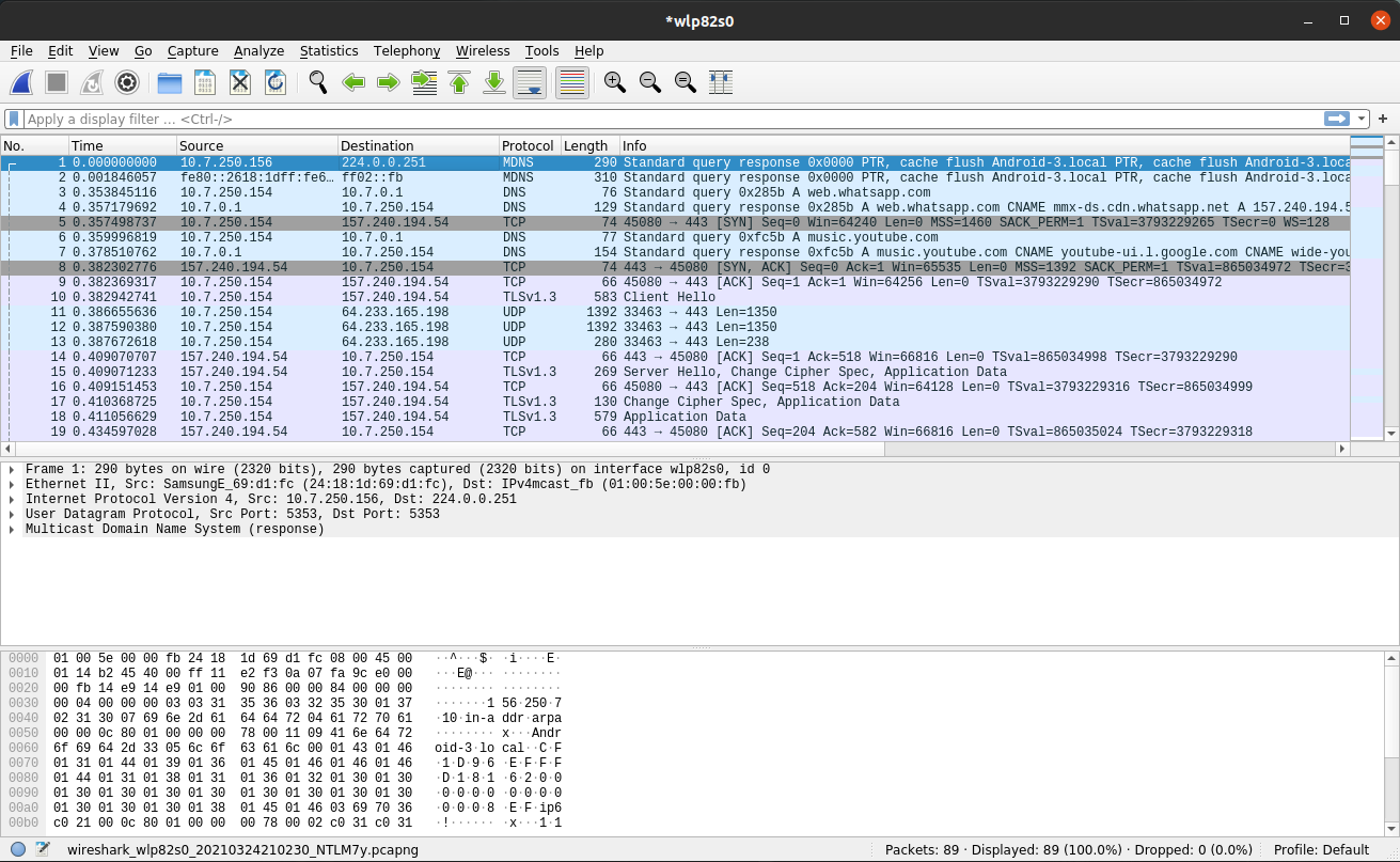 wireshark-examples